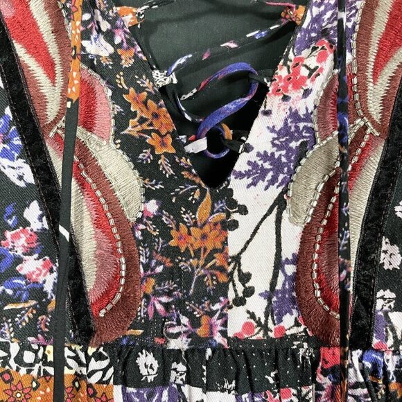 Anthropologie Patchwork Dress Oversized XS - Picture 6 of 11